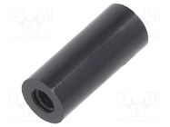 Spacer sleeve; cylindrical; polyamide; M2,5; L: 12mm; Øout: 5mm DREMEC