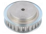 Belt pulley; T10; W: 16mm; whell width: 31mm; Ø: 80.9mm; aluminium OPTIBELT