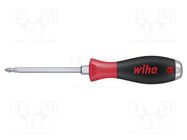 Screwdriver; Phillips; assisted with a key; PH4; SoftFinish® WIHA