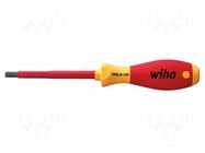 Screwdriver: insulated; hex key; HEX 6mm; Blade length: 100mm WIHA