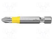 Screwdriver bit; Phillips; PH1; Overall len: 50mm; 5pcs; Y WIHA