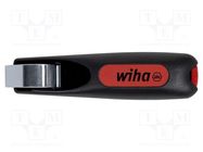 Stripping tool; Øcable: 4÷28mm; Wire: round; Tool length: 130mm WIHA