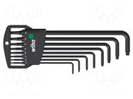 Wrench-set; spherical,Torx®; Chrom-vanadium steel; 8pcs. WIHA
