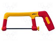 Hacksaw; insulated,manual; Blade len: 150mm; L: 300mm; Kit: blade WIHA