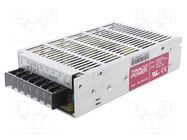 Power supply: switching; for building in,modular; 50W; 3.3VDC 