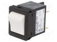 Circuit breaker; Urated: 240VAC; 60VDC; 20A; DPST; Poles: 2; SNAP-IN SCHURTER