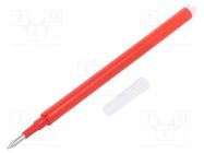 Ball pen refill; red; 0.7mm; FRIXION 