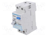 RCD breaker; Inom: 40A; Ires: 30mA; Max surge current: 250A; 240VAC HAGER