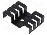 Heatsink: extruded; U; TO220; black; L: 25.4mm; W: 39.4mm; H: 9.5mm Advanced Thermal Solutions