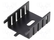 Heatsink: extruded; U; TO220; black; L: 35.1mm; W: 25.4mm; H: 12.7mm Advanced Thermal Solutions