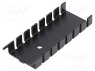 Heatsink: extruded; U; TO220; black; L: 60mm; W: 25mm; H: 8.5mm Advanced Thermal Solutions