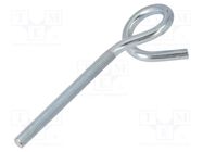 Hook; ring; steel; zinc; 140mm DROMET