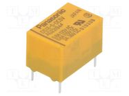 Relay: electromagnetic; SPDT; Ucoil: 5VDC; 2A; max.250VAC; PCB; 125Ω PANASONIC