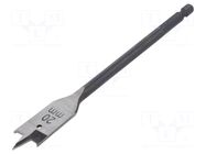 Drill bit; for wood; Ø: 20mm; L: 160mm; Holder: E6,3mm; 1/4" METABO