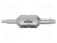 Screwdriver bit; Torx®; TX06,TX08; 10pcs; double; LiftUp 26one® WIHA