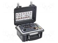 Meter: grounding resistance; LCD 5,25"; IP54; Interface: USB; 0÷2A MEGGER