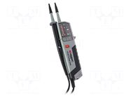 Tester: electrical; LEDs,LCD; 4 digit; 12÷1000VAC; 40÷400Hz; IP64 MEGGER