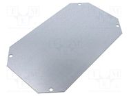 Mounting plate; steel 