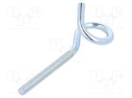 Hook; ring; steel; zinc; 120mm DROMET