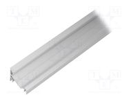 Profiles for LED modules; natural; L: 2m; CORNER14; aluminium 