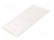 Heat shrink sleeve; glueless; 2: 1; 32mm; L: 1m; white; polyolefine TASKER