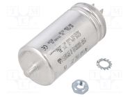 Capacitor: polypropylene; motors, run; 15uF; 470V; Ø40x78mm; ±5% KEMET