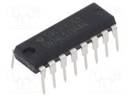 IC: digital; 4bit,bidirectional,shift register; TTL; THT; DIP16 NTE Electronics