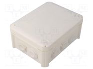 Enclosure: junction box; X: 116mm; Y: 150mm; Z: 67mm; IP66; white OBO BETTERMANN