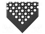 Entrance mat; Width: 0.9m; L: 1.5m; rubber,nitryl; black; Rampmat COBA EUROPE