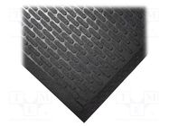 Entrance mat; Width: 0.85m; L: 1.5m; Nitrile™ rubber; black COBA EUROPE