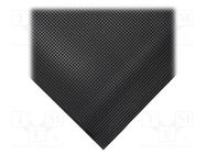 Anti fatigue mat; Width: 0.9m; L: 1.5m; foam,PolyNit,PVC; black COBA EUROPE