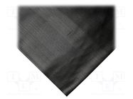 Anti fatigue mat; Width: 0.9m; L: 10m; rubber; black; COBArib COBA EUROPE