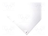 OSH: contamination control mat; Thk: 1.5mm; white; W: 450mm; 4pcs. COBA EUROPE