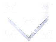 Mat: floor; contamination control; Thk: 6.5mm; white; W: 0.6m COBA EUROPE