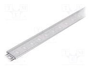 Cover for LED profiles; transparent; 2m; Kind of shutter: C2 TOPMET