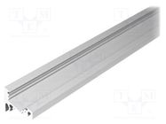 Profiles for LED modules; natural; L: 2m; CORNER10; aluminium 