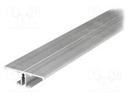 Profiles for LED modules; natural; L: 1m; BACK10; aluminium TOPMET