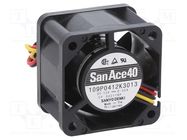 Fan: DC; axial; 12VDC; 40x40x28mm; 35.4m3/h; 50dBA; ball; 15500rpm SANYO DENKI