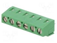 Connector: PCB terminal block; terminal; 13.5A; 300V; angled 90° TE Connectivity