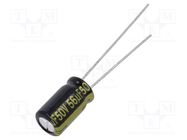 Capacitor: electrolytic; low ESR; THT; 56uF; 50VDC; Ø6.3x11.2mm PANASONIC