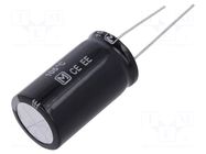 Capacitor: electrolytic; THT; 220uF; 200VDC; Ø18x31.5mm; ±20%; EE PANASONIC