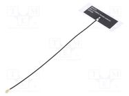 Antenna; GSM,LTE; 0dBi,3.8dBi; linear; 824÷960MHz,1.71÷2.17GHz MOLEX