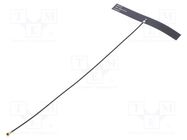 Antenna; ISM,RF; 0.2dBi,1.2dBi; linear; for ribbon cable; 79x10mm MOLEX