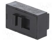 Switch: slide; Pos: 2; DPDT; 6A/250VAC; 1A/125VDC; ON-ON; THT C&K