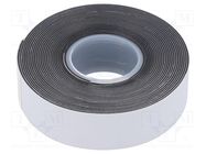 Tape: self-amalgamating; black; 19mm; L: 3.5m; Thk: 0.75mm; 550% SCAPA