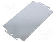 Mounting plate; steel 