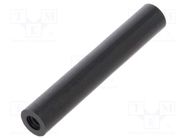 Spacer sleeve; cylindrical; polyamide; M2,5; L: 30mm; Øout: 5mm 