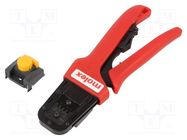 Tool: for crimping; Mini-Fit Jr; terminals; 28AWG÷22AWG 