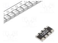 Resistor network: Y; SMD; 10kΩ; ±1%; 62.5mW; No.of resistors: 4 YAGEO