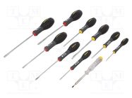 Kit: screwdrivers; Phillips,slot; Kit: voltage tester; FATMAX® 